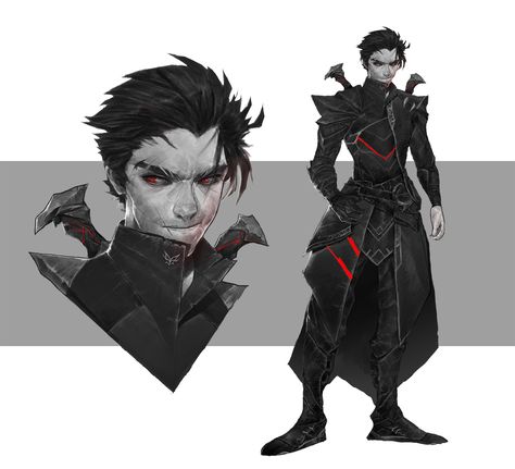 Rogue Design, Vampire Art, Male Characters, Dungeons And Dragons Characters, Dnd Art, Creature Concept, Character Design References, Medieval Fantasy, Dnd Characters