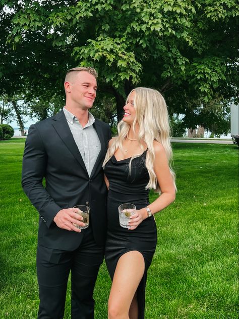 Wedding Guest Date Outfit, Couples Wedding Guest Poses, Wedding Guest Date Poses, Black Tie Wedding Guest Couple, Couple Poses Wedding Guest, Wedding Guest Photo Ideas Couple, Wedding Guest Poses Couple, Wedding Guest Couple Poses, Wedding Guest Picture Ideas