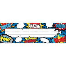 Superhero Flat Name Plates Hero Classroom Theme, Student Folders, Superhero Classroom Theme, Vocabulary Flash Cards, Superhero Classroom, Super Hero Theme, Superhero Names, Student Portfolios, Class Theme