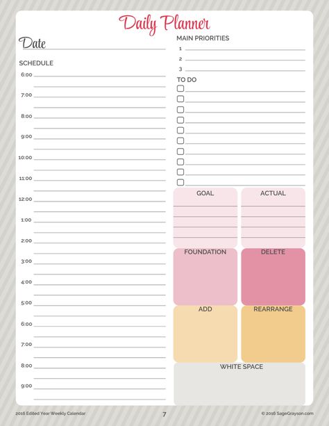 Want to try before you buy? Download the free printable daily planner worksheet and start editing your life and business! Weekly Agenda Template, Daily Work Planner, Planner Schedule, Daily Planner Printables Free, Free Daily Planner, Daily Schedule Template, Daily Schedule Planner, To Do Planner, Printable Daily Planner