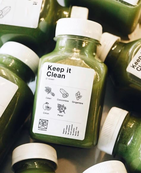 Wild & The Moon on Instagram: “Ain’t no Fashion Week without that good Celery Juice y’all🎶🥤Ours is cold-pressed, unpasteurised, with a hint of cucumber and lemon 🥒 🍋…” Juice Shop, Easy Juice Recipes, Drink Healthy, Healthy Juice Drinks, Juice Cleanse Recipes, Juice Branding, Juice Packaging, Keep It Clean, Celery Juice