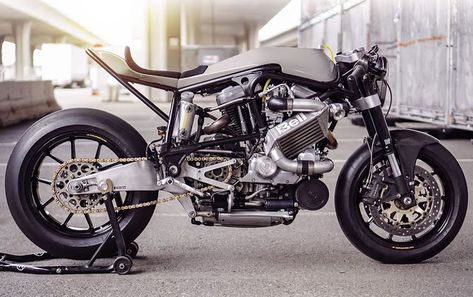 RocketGarage - Cafe Racer Magazine Buell Cafe Racer, Beginner Motorcycle, Old School Motorcycles, Flat Track Motorcycle, Track Motorcycle, Motorcycle Custom, Cafe Racer Magazine, Custom Sportster, Motorbike Design