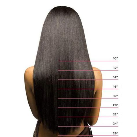 24 Inch Hair, 20 Inch Hair Extensions, 24 Inch Hair Extensions, Hair Chart, Hair Extension Lengths, Hair Extensions Before And After, Hair Length Chart, Hair Extensions For Short Hair, Real Human Hair Extensions