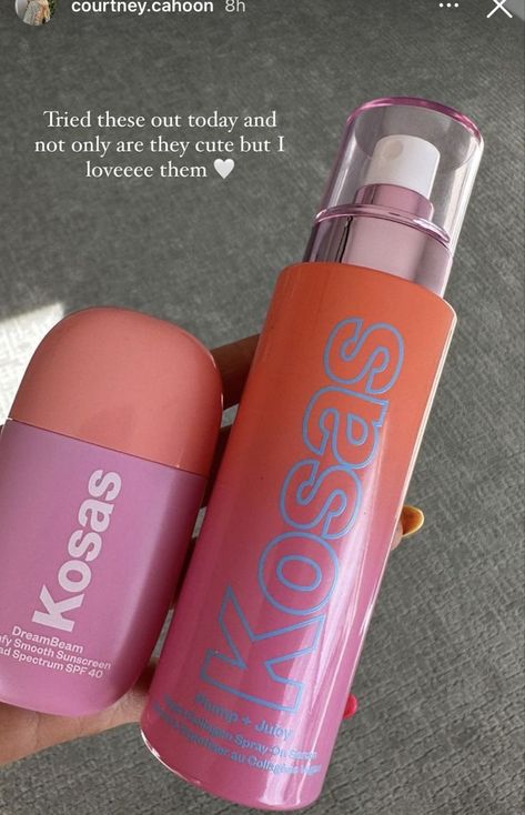 Kosas Spray, Preppy Travel, Fashion Coquette, Vegan Collagen, Skincare Brands, Dog Stroller, Birthday Wishes For Myself, Hair Care Brands, Perfect Skin Care Routine