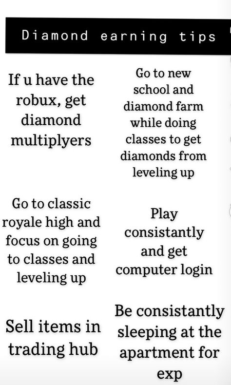 Royale High Farming Tips, Diamond Farming Royale High, Royale High Diamond Farming Routine, Royale High Tips, Royale High Farming Routine, High Tips, Earning Tips, Royal High Outfits Ideas Cheap, Notebook Ideas