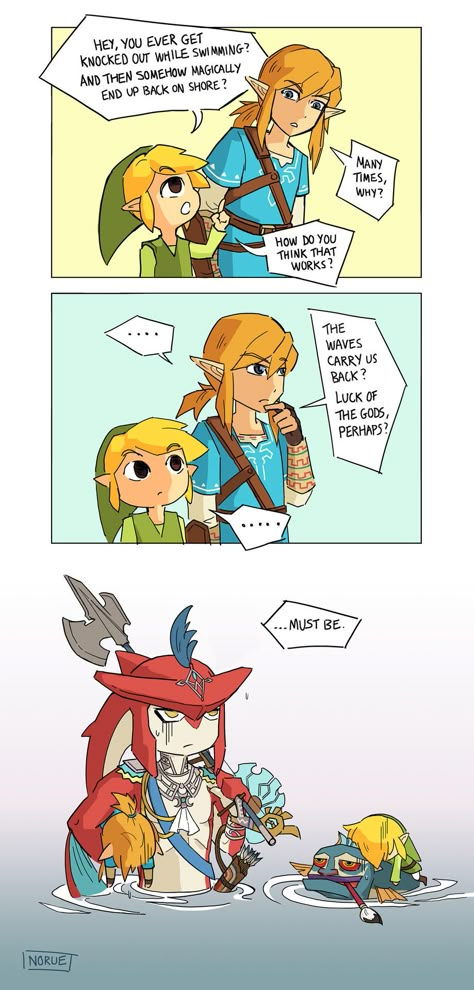 Sidon Link, Sidon Zelda, Linked Universe, Zelda Tattoo, Gamer Stuff, Legend Of Zelda Memes, Zelda Funny, Round Of Applause, Zelda Breath Of The Wild