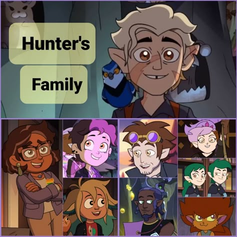 The Owl House Next Gen, The Owl House Time Skip, Noceda Family, Found Family Trope, Noceda Siblings, The Owl House Oc, Owl House Oc, Hunter Noceda, Crazy Owl