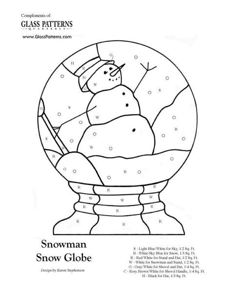 Snow globe pattern Stained Glass Snow Globe, Stained Glass Patterns Free Printables Templates Christmas, Kimekomi Pattern Free, Stained Glass Christmas Patterns Free Printable, Snowman Globe, Stained Glass Quilt, Stained Glass Patterns Free, Mosaic Stained, Making Stained Glass