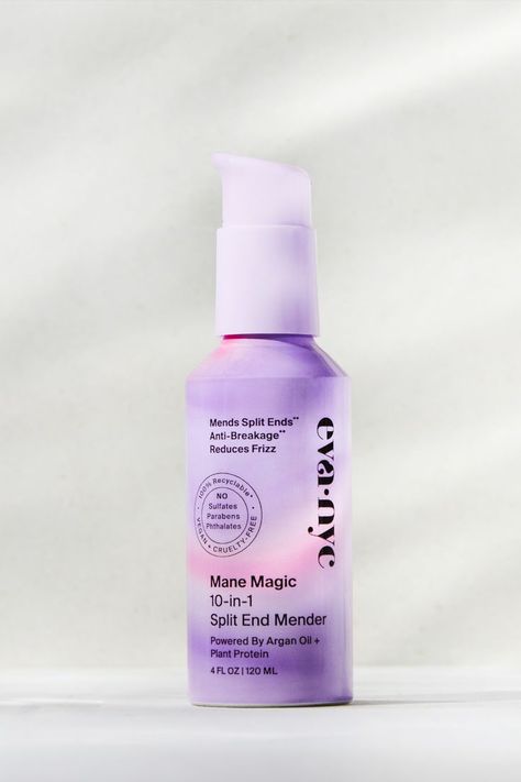 Eva NYC's Mane Magic 10-in-1 Split End Mender instantly repair split ends to give you shiny, healthy looking hair that’s clinically proven to be 3X stronger!* It delivers 10 benefits in 1 magical potion for all hair types. ​Just one application of my formula leaves your hair looking freshly cut, so you can go longer between haircuts - saving you time and money. *Clinically tested to mend split ends and reduce breakage. Split End Mender, Mane Magic, Healthy Looking Hair, Repair Split Ends, Magical Potion, Eva Nyc, Victoria Secret Body Mist, Split End, Plant Protein