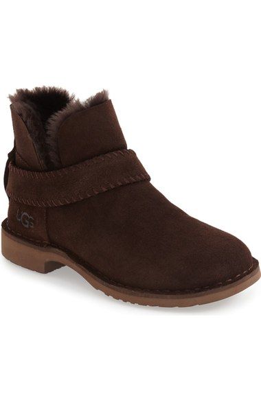 UGG® 'McKay' Water Resistant Bootie (Women) available at #Nordstrom Ugg Mckay Boots Outfit, Ugg Mckay Boots, Ugg Mckay, Ugg Style Boots, Ugg Booties, Everyday Boots, Doc Martens Boots, Ugg Style, Vegan Boots