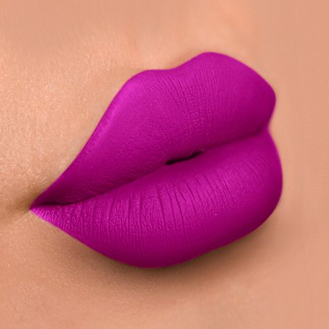 Duchess — Matte Liquid Lipstick | JD Glow Cosmetics Jd Glow Cosmetics, Purple Matte Lipstick, Pink Lipstick Shades, Lip Color Makeup, Lipstick Kit, Purple Lips, Purple Lipstick, Color Lipstick, Favorite Makeup Products