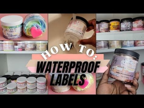 (31) HOW TO MAKE WATERPROOF LABELS FOR YOUR BUSINESS UNDER $11 | MAKE YOUR OWN PRODUCT LABELS AT HOME!! - YouTube Product Labels, Waterproof Labels, How To Make Your, Make Your Own, Create Yourself, Create Your, At Home, Create Your Own, Make Your