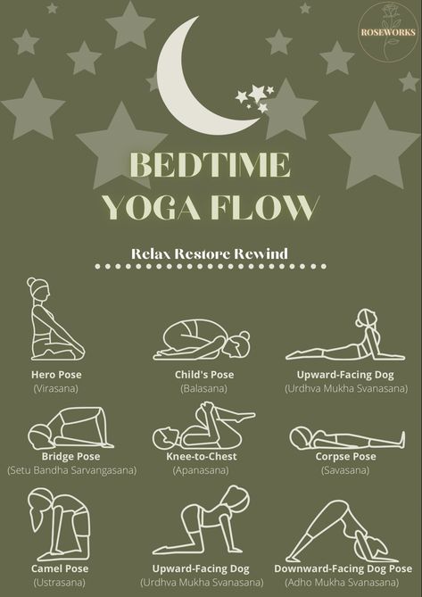 Bedtime Yoga Flow Easy Morning Workout, Night Yoga, Yoga Routine For Beginners, Bedtime Yoga, Morning Yoga Routine, Womens Fitness, Daily Yoga Workout, Beginner Yoga, Relaxing Yoga