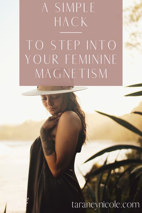 Check out this blog for a simple hack to step into your feminine magnetism. Learn how to embrace the essence that is magnetic within us all! Feminine magnetism isn't as far away as you think; use this simple hack to step into it now! The Divine Feminine Aesthetic, How To Be Magnetic Woman, White Tantra, Feminine Magnetism, Devine Goddess, Magnetic Woman, Personal Magnetism, Morning Reading, How To Look Attractive