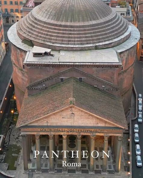 Pantheon Architecture, Rome Pantheon, Roma Travel, Rome Architecture, Pantheon Rome, The Pantheon, Roman Architecture, Travel Italy, Roman History