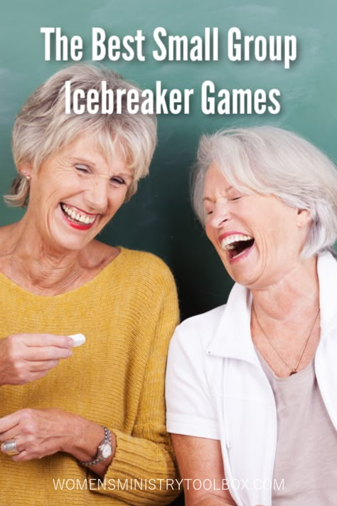 The Best Small Group Icebreaker Games - Women's Ministry Toolbox Ice Breakers For Women, Womens Group Activities, Church Group Activities, Small Group Ice Breakers, Women Small Group, Group Ice Breakers, Ice Breaker Games For Adults, Games For Team Building, Virtual Team Building