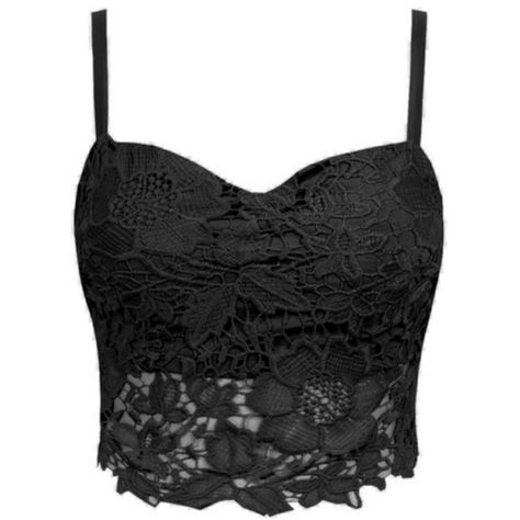 Lace Bralet Crop Top (£18) ❤ liked on Polyvore featuring tops, shirts, crop tops, black, shirts & tops, bralet tops, black lace top, bralet crop top ve black crop shirt Lace Shirt Outfit, Crop Tops Black, Lace Bralette Top, Shirts Crop Tops, Black Lace Shirt, Bralet Tops, Shirts Crop, Bralette Top, Black Lace Bralette