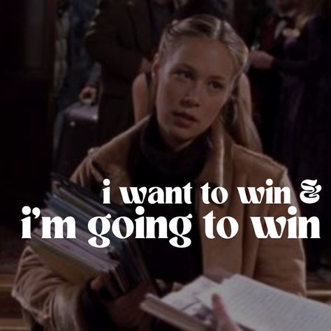 I want to win and I'm going to win I Want To Win And Im Going To Win, Good Girl Guide Aesthetic, Im That Girl, Paris Geller Study, Paris Geller Study Motivation, Invest Quotes, Girly Notebook, Romanticize School, Notebook For School