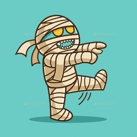 Scary Walking Mummy Cartoon Character Mummy Character, Cartoon Mummy, Thank You Images, Cartoon Character, Cartoon Characters, Graphic Illustration, Easy To Use, Zombie, Walking