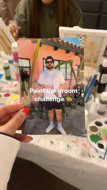 Celest 🐝 on Instagram: "This was my favorite activity from my bachelorette! We couldn’t stop laughing and I was so impressed by everyone’s creativity 🎨 #2024bride #bachactivity #bachgame" Bachelorette Trip Activities, Bachelorette Vision Board, Bachelorette Arts And Crafts, Bachelorette Craft Night, Hen Do Ideas Activities, Wholesome Bachelorette Party Ideas, Bachelorette Activity Ideas, Wholesome Bachelorette, Bachelorette Party Crafts