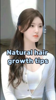 Korean Hair Growth Tips, How To Get Asian Hair, Asian Hair Products, Korean Hair Care Routine, Kpop Short Hair, Tiktok Selfie, Tips Kecantikan, Korean Long Hair, Quick Hair Growth