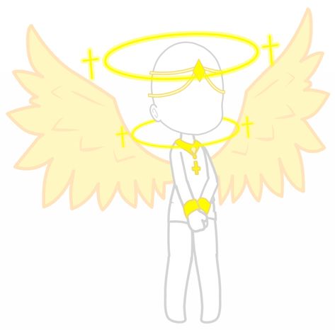 Gacha Angel Outfit, Gacha Clothes Ideas, Gacha Angel, Jennifer Clark, Gacha Hacks, Gacha Base Poses Cute, Gacha Clothes, Gacha Outfit, Angel Outfit