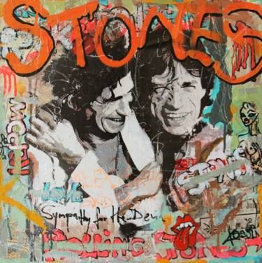 Saatchi Art Artist Kristin Kossi; Painting, “Stones” #art Richard Hamilton Pop Art, Richard Hamilton, Contemporary Portrait, Music Artwork, Art Prints Online, Buy Original Art, Original Art For Sale, Mixed Media Canvas, Emerging Artists