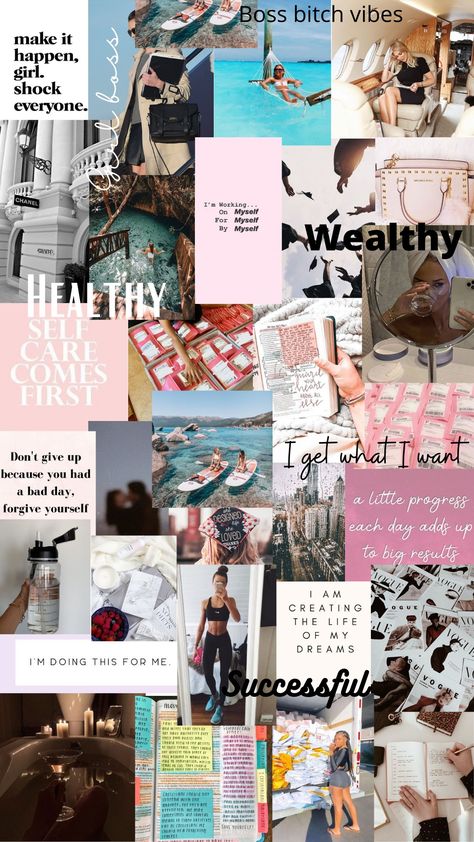 Vision Board Pictures House, Breanna Quan, 2023 Vision Board Pictures, 2022 Vision Board, 2023 Vision Board, 2022 Goals, Board Wallpaper, Board Pictures, Wallpaper Iphone Boho