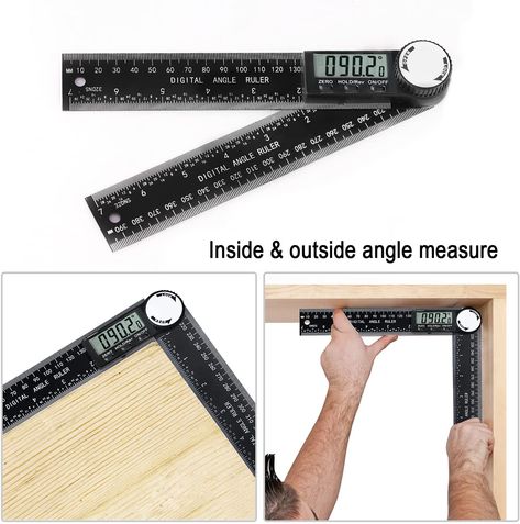 Angle Measuring Tool, Construction Repair, Snapchat Streaks, Measuring Angles, Miter Saw, Measurement Tools, Free Amazon Products, Diy Tools, Ruler