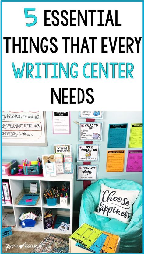 Classroom Writing Center, Setting Up A Classroom, Writing Classroom, Informative Writing, Writing Corner, Third Grade Writing, 5th Grade Writing, 3rd Grade Writing, Writing Station