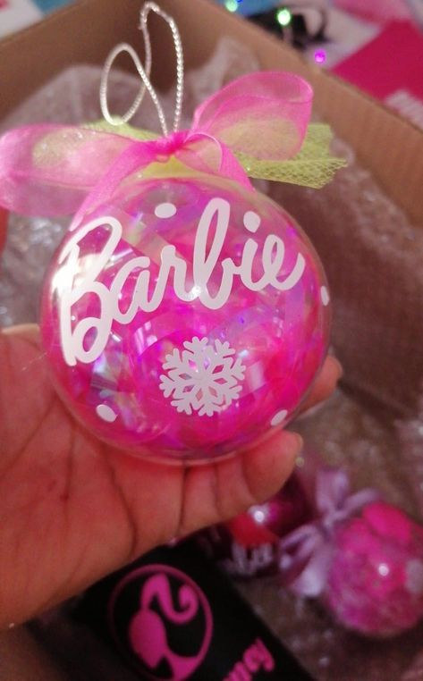 Diy Barbie Ornaments, Barbie Ornaments Diy, Popular Ornaments, Chicken Ornaments, Barbie Christmas Tree, Barbie Ornaments, Barbie Christmas Ornaments, Barbie Christmas, Ornaments Ideas