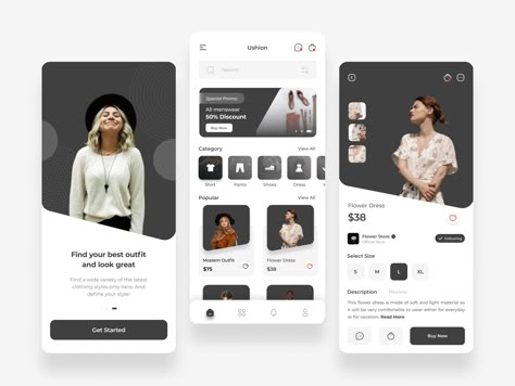 Fashion App Ui Design, Fashion App Design, Fashion App Ui, Fashion Apps, App Design Layout, Identity Design Inspiration, Mobile App Design Inspiration, Modern Website Design, Ecommerce Web Design