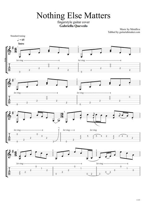 Tabs Guitar, Guitar Cover, Master Of Puppets, Guitar Electric, Fingerstyle Guitar, Nothing Else Matters, Guitar Tabs, Guitar Songs, Metallica