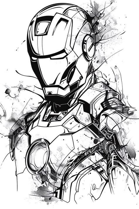 Star Wars Flash Art, Ironman Tattoo Design, Iron Man Silhouette, Iron Man Drawing Sketches, Iron Man Tattoo Ideas, Ironman Tattoo Ideas, Ironman Sketch, Iron Man Sketch, Marvel Tattoo Sleeve