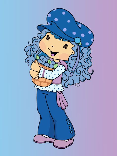 2003 Strawberry Shortcake Aesthetic, Starberry Shortcake Characters, Blueberry From Strawberry Shortcake, Blueberry Muffin Aesthetic Cartoon, Strawberry Shortcake Screencaps, Strawberry Shortcake Characters 2003 Aesthetic, Blueberry Muffin From Strawberry Shortcake, Blueberry Muffin Strawberry Shortcake 2003, Strawberry Shortcake 2003 Wallpaper