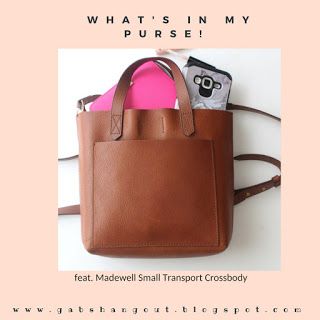 What's in my purse (Madewell Small Transport Crossbody) Madewell Crossbody Bag, Madewell Tote, Purse Aesthetic, What's In My Purse, In My Purse, My Purse, Creative Corner, Bag Collection, Hello There