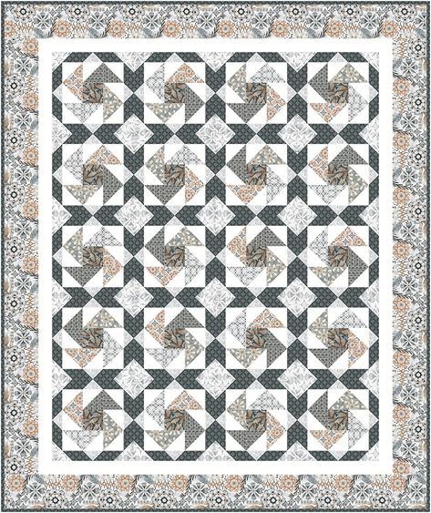 One block modern quilt Pinwheel Blocks, Neutral Quilt, Beginning Quilting, Island Breeze, Project List, Quilt Stores, Crochet Embroidery, Patchwork Quilt Patterns, Star Blocks