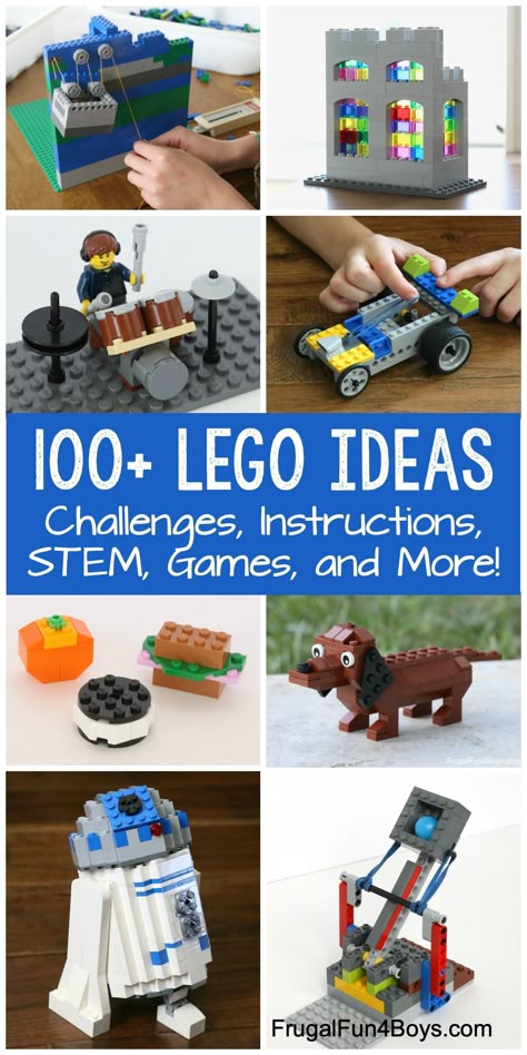 Save Building Projects For Kids, Stem Games, Lego Bridge, Vetenskapliga Experiment, Lego Diy Crafts, Lego Challenge, Lego Club, Construction Lego, Lego Christmas