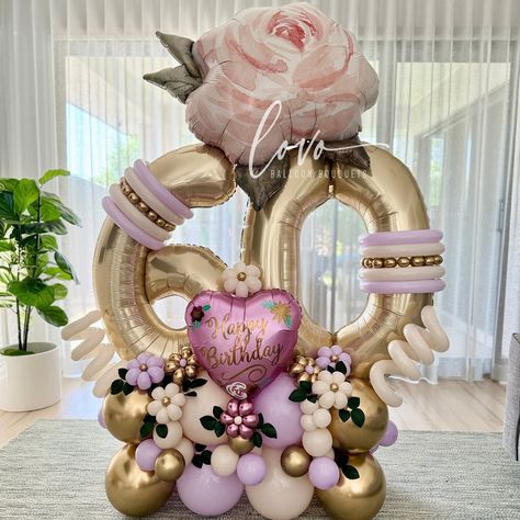 🌺 OUR MOST POPULAR BALLOON BOUQUET🌺, showcased on the renowned Qualatex website, captivated customers with its elegant design, making it a top choice among customer’s celebrating their milestone. 🎈💕 . . . #Lovoballoonbouquets #lovoballoonsandgifts #lovoballoon #balloonbouquet #balloonmarquee #numberballoon #balloonstack #balloonart #premiumballoondisplay #brisbaneballoons #brisbaneballoonartist #balloonartistaustralia #smallbusinessaustralia #ballooninspo #qualatex #qualatexballoons #60thbirt... 60 Balloon Bouquet, Balloon Bouquet Ideas Birthday, 16 Balloon Bouquet, Small Balloon Bouquet, Balloon Marquee, Birthday Balloon Bouquet, 60 Balloons, Balloons Number, Balloons Bouquet