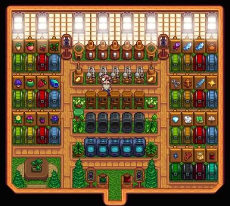 Stardew Farm, Stardew Farms, Stardew Valley Layout, Stardew Valley Tips, Stardew Valley Farms, Valley Game, Star Valley, Farm Layout, Dekor Diy