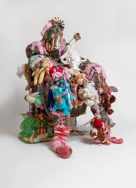 Hyon Gyon; Beatrice Gibson: Crone Music review – trauma and catharsis | Art | The Guardian Soft Sculpture Art, Digital Sketchbook, Music Review, The High Priestess, Sculpture Inspiration, Textiles Projects, Trash Art, Textile Sculpture, Dream Pop