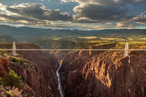 The Ultimate Day Trip - Royal Gorge Bridge & Park | 303 Magazine | Colorado Outdoors | Hiking in Colorado | Colorado Parks | Things to do in Denver | The Royal Gorge | Canon Coity | Guide to Colorado Royal Gorge Bridge, Canon City Colorado, Colorado Attractions, Scary Bridges, Royal Gorge, Visit Colorado, Colorado Vacation, Best Family Vacations, Colorado Hiking