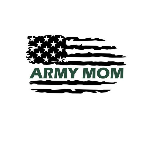 Us Navy Flag, Us Army Flag, Coast Guard Mom, Proud Army Mom, Mom Texts, Navy Flag, Army Mom Shirts, Family Decals, Army Family