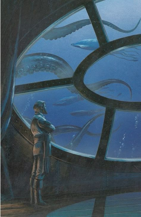 20000 Leagues Under The Sea, Captain Nemo, The Nautilus, Underwater City, Leagues Under The Sea, Jules Verne, Bioshock, Arte Fantasy, Dieselpunk