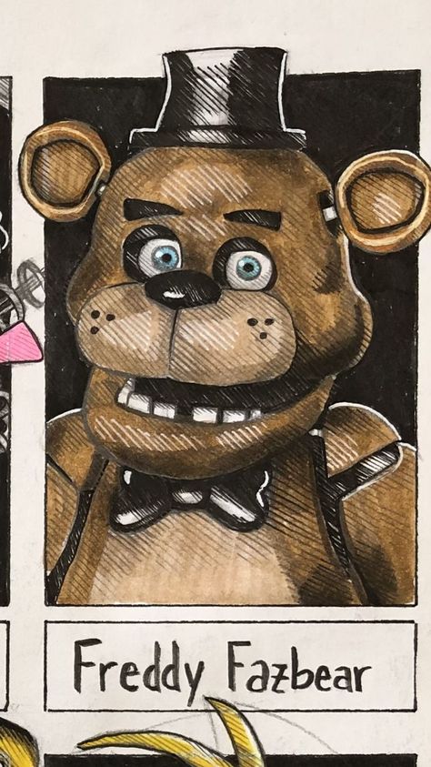 Dibujos Toy Story, Scary Drawings, Fnaf Freddy, Monster Drawing, Animatronic Fnaf, Cute Canvas Paintings, Cute Canvas, Freddy Fazbear, Fnaf Characters