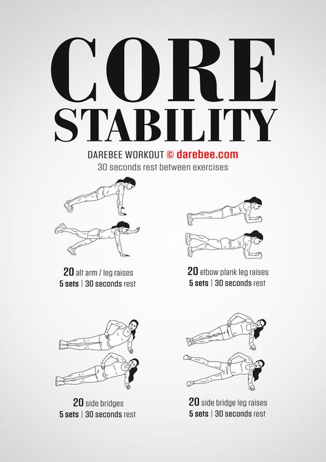 Core Stability Workout, Stability Workout, Beginner Full Body Workout, Home Strength Training, Workout Girl, Gym Workout Planner, Workout Planner, Core Stability, Motivation Exercise