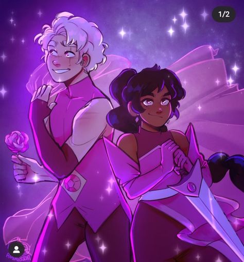 Pink Steven Fanart, Stevonnie Fanart, Steven X Pink Steven, Steven And Connie, Pink Steven, Steven Universe Pictures, Crystal Gems Steven Universe, Steven Universe Diamond, Steven Universe Oc