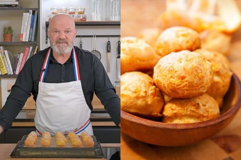 Gougères au fromage : la recette inratable de Philippe Etchebest Food And Drink, Chef, Texture