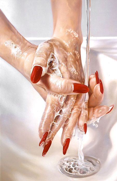 Tjalf Sparnaay,  Handen,  Oil on Canvas. Tjalf Sparnaay, Hyper Realistic Paintings, Realistic Oil Painting, Food Painting, Tableau Art, Realistic Paintings, Hyperrealism, Dutch Artists, Photorealism