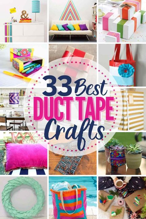 Duct Tape Crafts For Kids, Duct Tape Diy, Duck Tape Projects, Duct Tape Projects, Duct Tape Wallet, Tape Projects, Duct Tape Crafts, Tape Art, Duck Tape